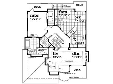 2nd Floor Plan, 032H-004