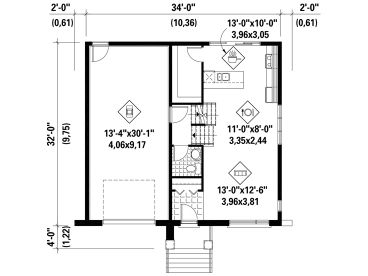 1st Floor Plan, 072H-0254