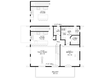 2nd Floor Plan, 062H-0392