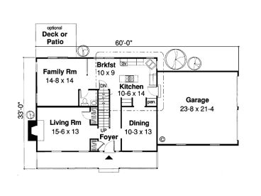 1st Floor Plan, 047H-0050