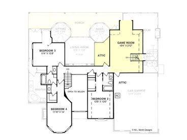 2nd Floor Plan, 059H-0032