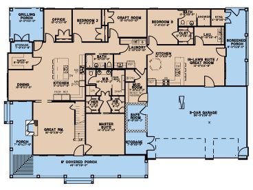 1st Floor Plan, 074H-0221