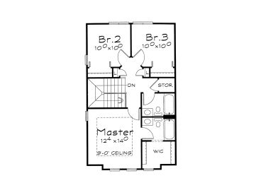2nd Floor Plan, 031H-0427