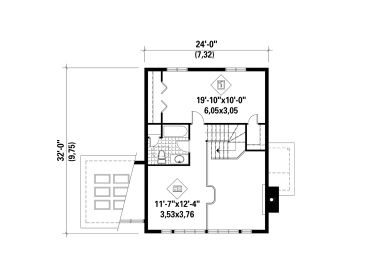 2nd Floor Plan, 072H-0016