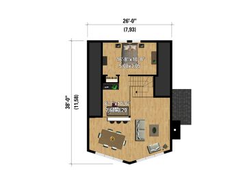 2nd Floor Plan, 072H-0206