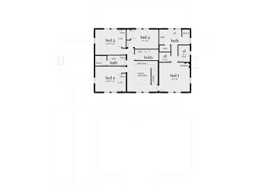 2nd Floor Plan, 052H-0015
