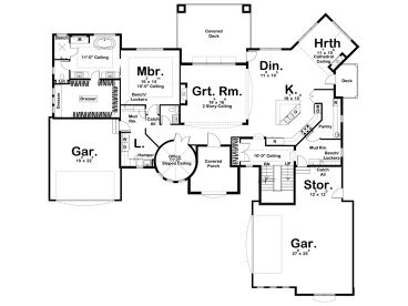 1st Floor Plan, 050H-0246
