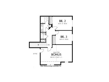 2nd Floor Plan, 034H-0025