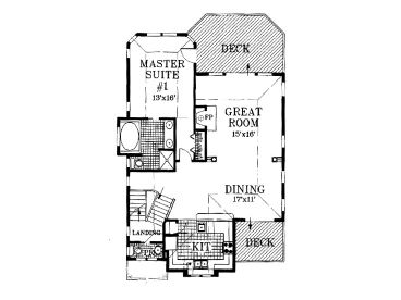 2nd Floor Plan, 041H-0010