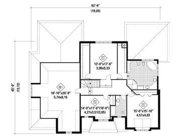 2nd Floor Plan, 072H-0233