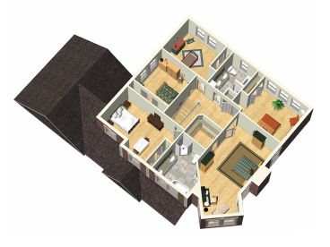2nd Floor Plan, 072H-0115