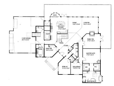 1st Floor Plan, 012H-0146