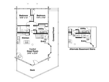 1st Floor Plan, 051L-0004