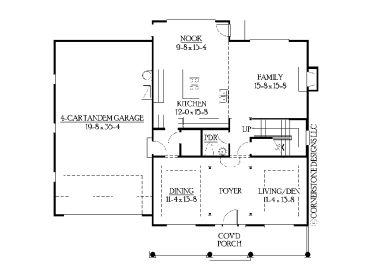 1st Floor Plan, 035H-0019