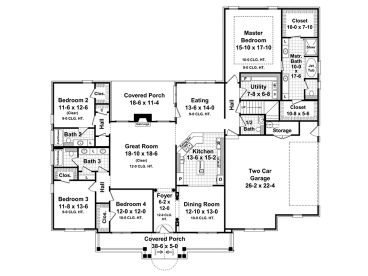 1st Floor Plan, 001H-0201