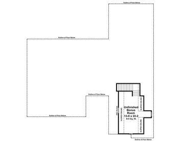 2nd Floor Plan, 001H-0102