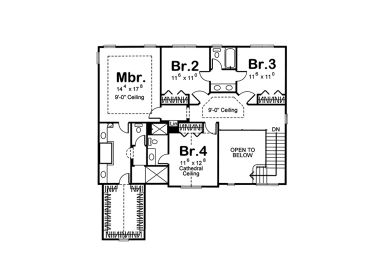 2nd Floor Plan, 050H-0079