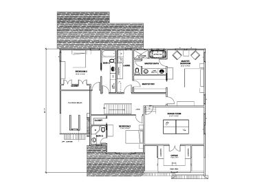 2nd Floor Plan, 058H-0096