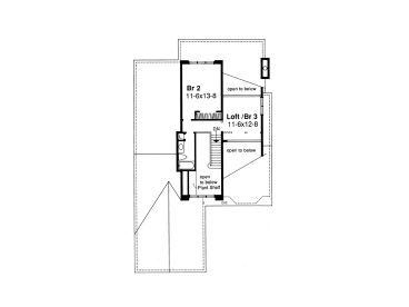2nd Floor Plan, 022H-0077