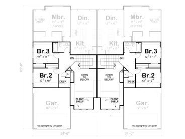 2nd Floor Plan, 031M-0099