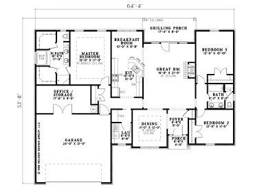 Floor Plan, 025H-0141