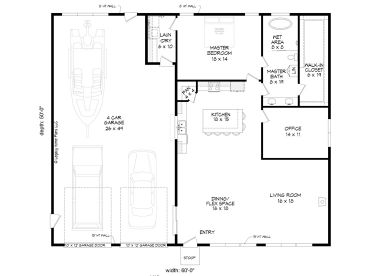Floor Plan, 062G-0424