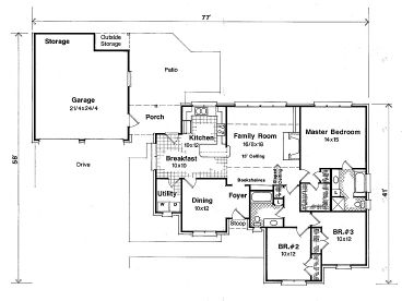 Floor Plan, 030H-0020