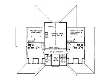 2nd Floor Plan, 032H-0080
