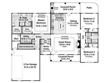 Opt. Floor Plan, 001H-0077