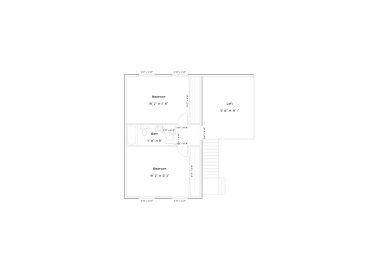 2nd Floor Plan, 065H-0046