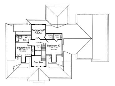 2nd Floor Plan, 046H-0134