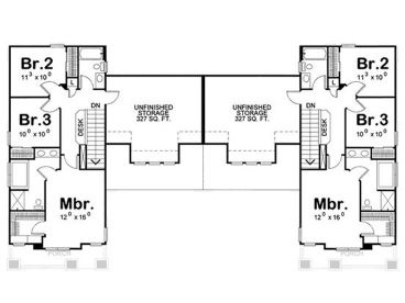 2nd Floor Plan, 031M-0032