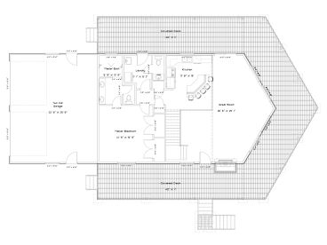 1st Floor Plan, 065H-0046