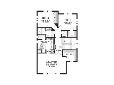2nd Floor Plan, 034H-0456