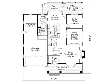 1st Floor Plan, 023H-0119