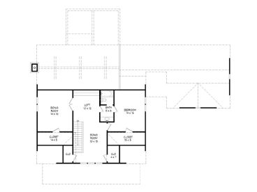 2nd Floor Plan, 062H-0195