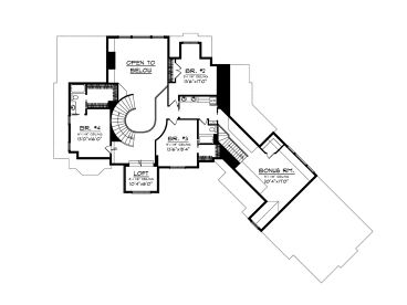2nd Floor Plan, 020H-0270
