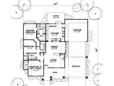 Floor Plan, 036H-0043