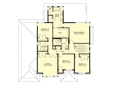 2nd Floor Plan, 035H-0125