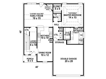 1st Floor Plan, 006H-0157