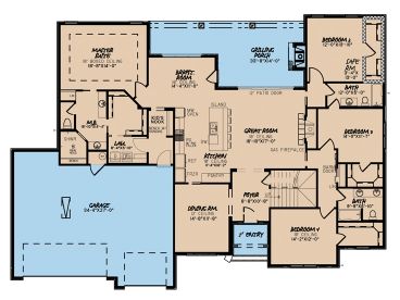 1st Floor Plan, 074H-0051