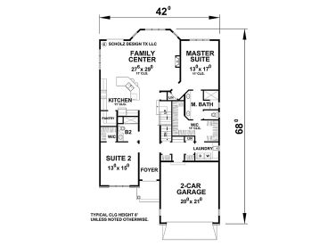 1st Floor Plan, 031H-0264