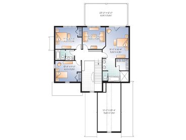 2nd Floor Plan, 027H-0338