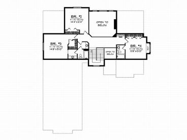 2nd Floor Plan, 020H-0123