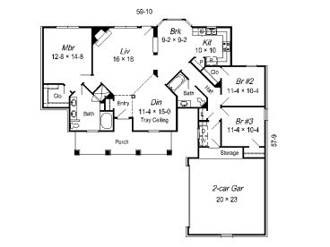 Floor Plan, 061H-0039