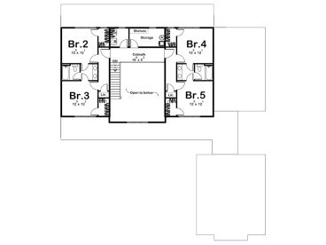 2nd Floor Plan, 050H-0473