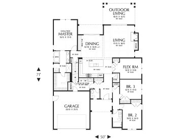 1st Floor Plan, 034H-0271