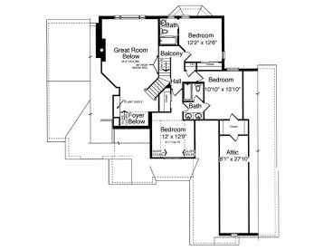 2nd Floor Plan, 046H-0047