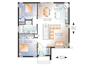 Floor Plan, 027H-0317