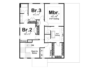 2nd Floor Plan, 050H-0369
